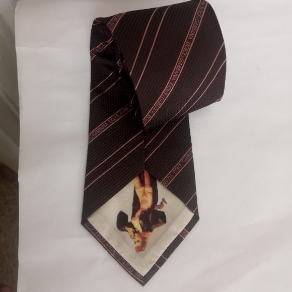 Dolce & Gabbana 100% Silk Peek A Boo Iconic monogram textured tie - Picture 7 of 14